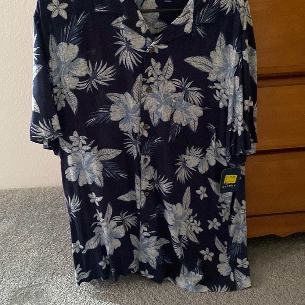 Mens George short sleeve button up
